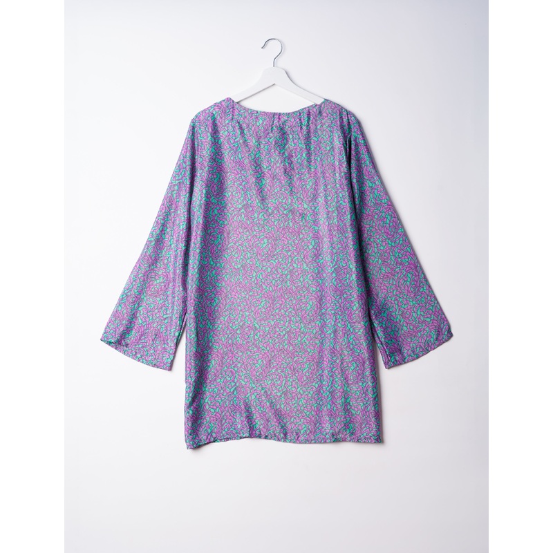 Swing Dress - Purple Abstract