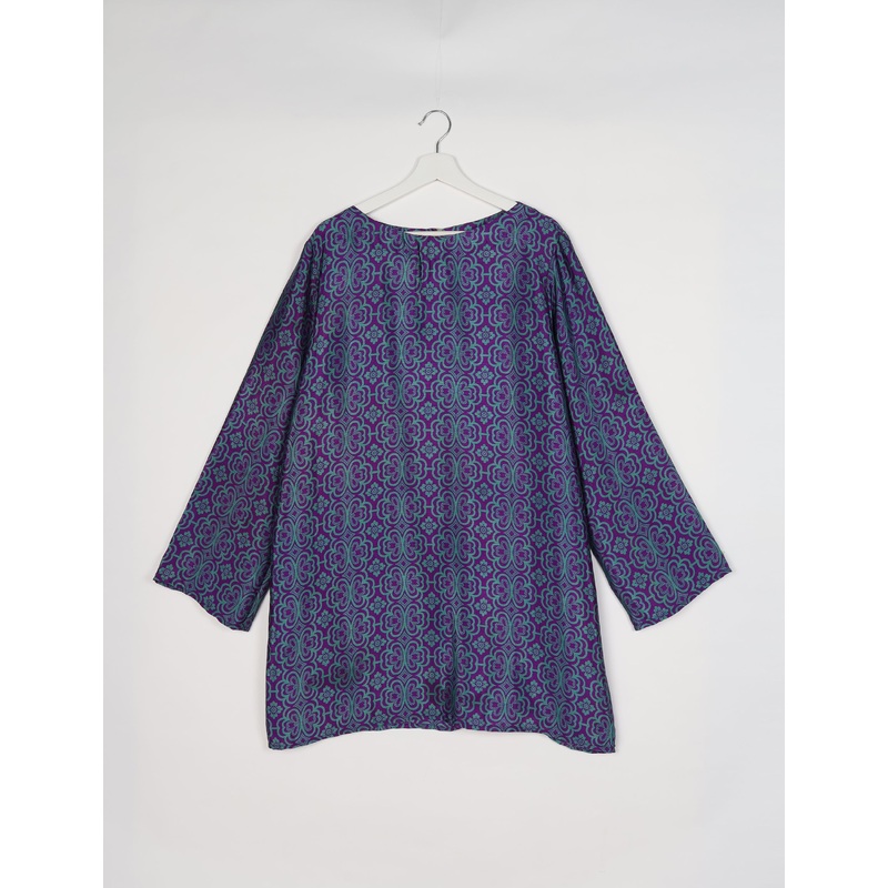 Swing Dress - Purple Indian Ethnic