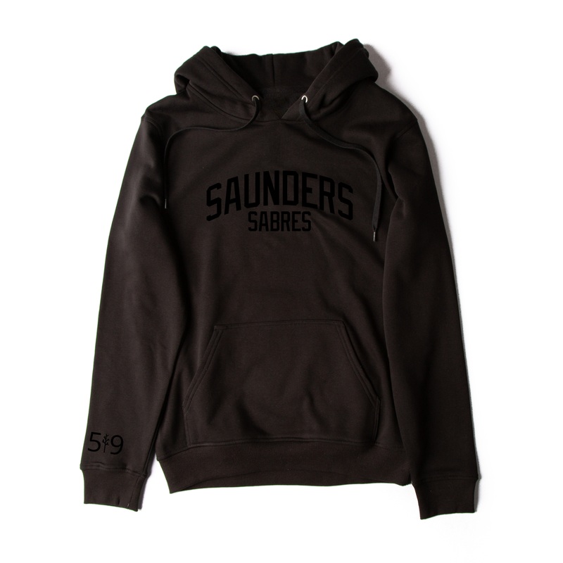 SAUNDERS BLACK OUT HOODIE (UNISEX)