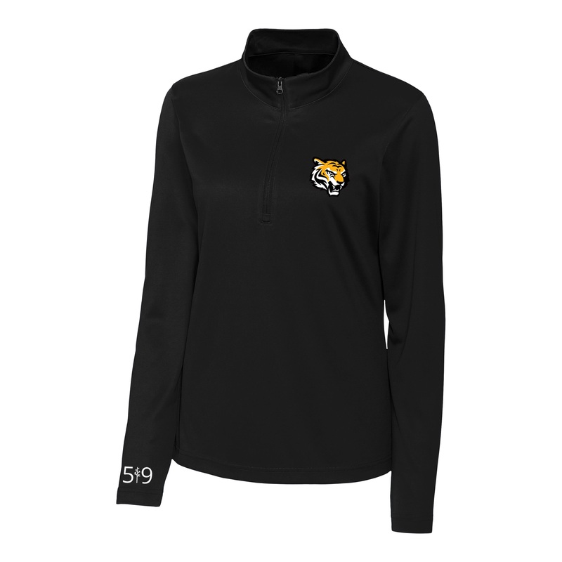 SAUNDERS EMBROIDERED ATHLETIC 1/4 ZIP (WOMENS)