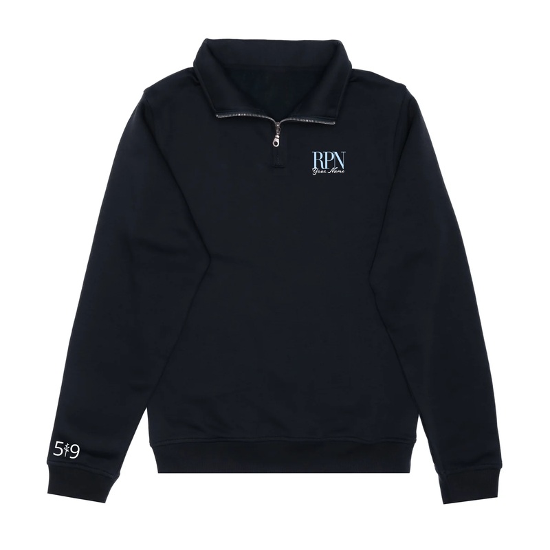 RPN EMBROIDERED 1/4 ZIP (UNISEX)
