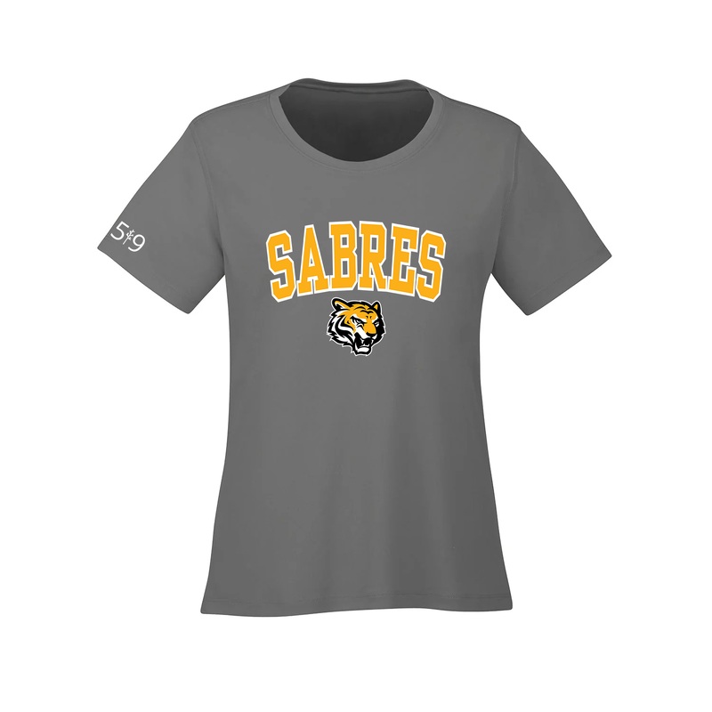 SABRES VARSITY ATHLETIC TEE (WOMENS)