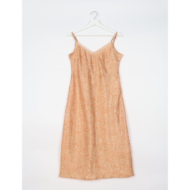 Strap Dress - Pink Paisley