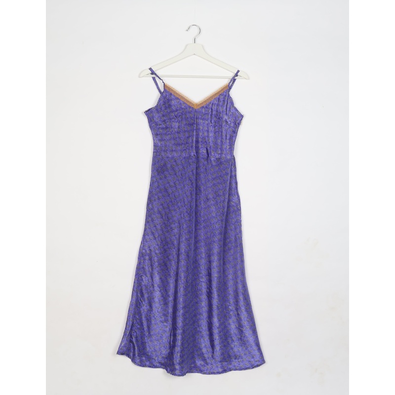 Strap Dress - Purple Micro Design