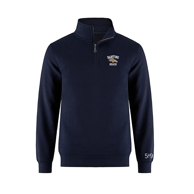 REACH FOR THE TOP EMBROIDERED 1/4 ZIP (UNISEX)