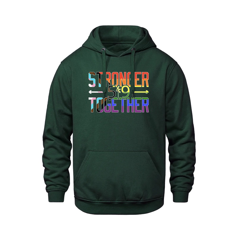 PRIDE STRONGER TOGETHER HOODIE (UNISEX)