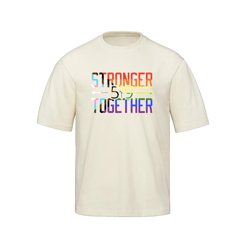 PRIDE STRONGER TOGETHER OVERSIZED TEE (UNISEX)