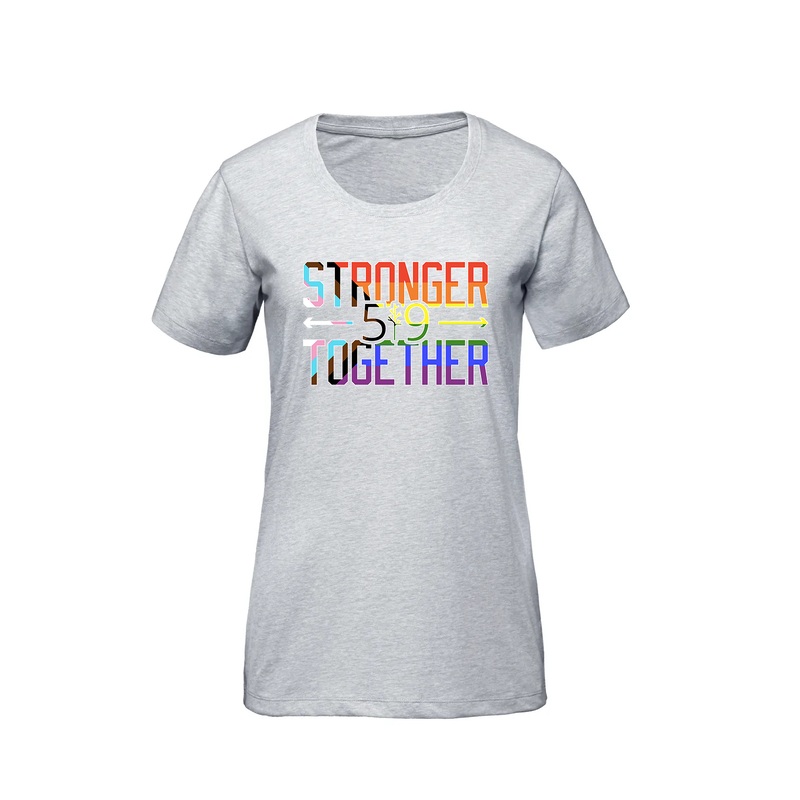 PRIDE STRONGER TOGETHER PREMIUM TEE (WOMENS)