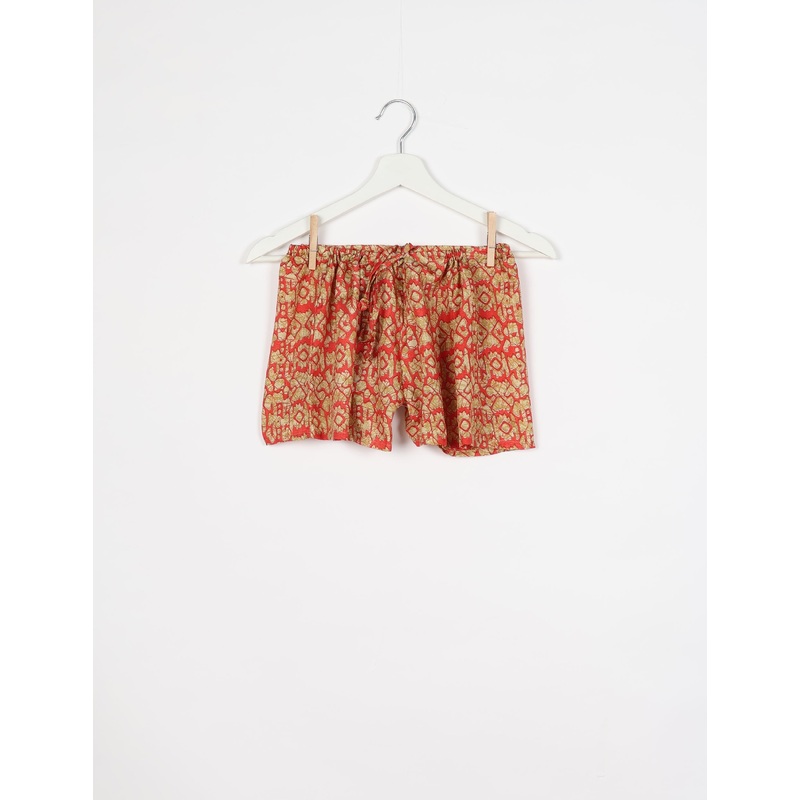 Shorts - Orange Indian Ethnic