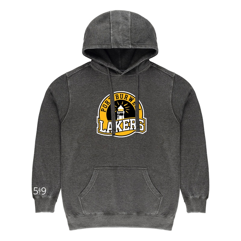PORT BURWELL CLASSIC VINTAGE HOODIE (UNISEX)