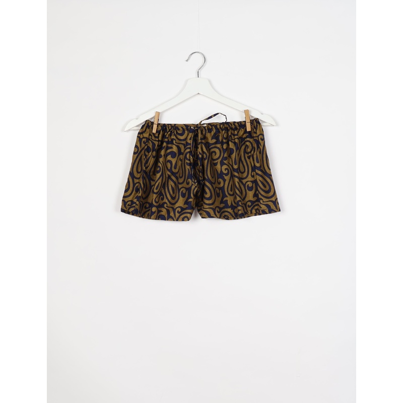 Shorts - Black Paisley