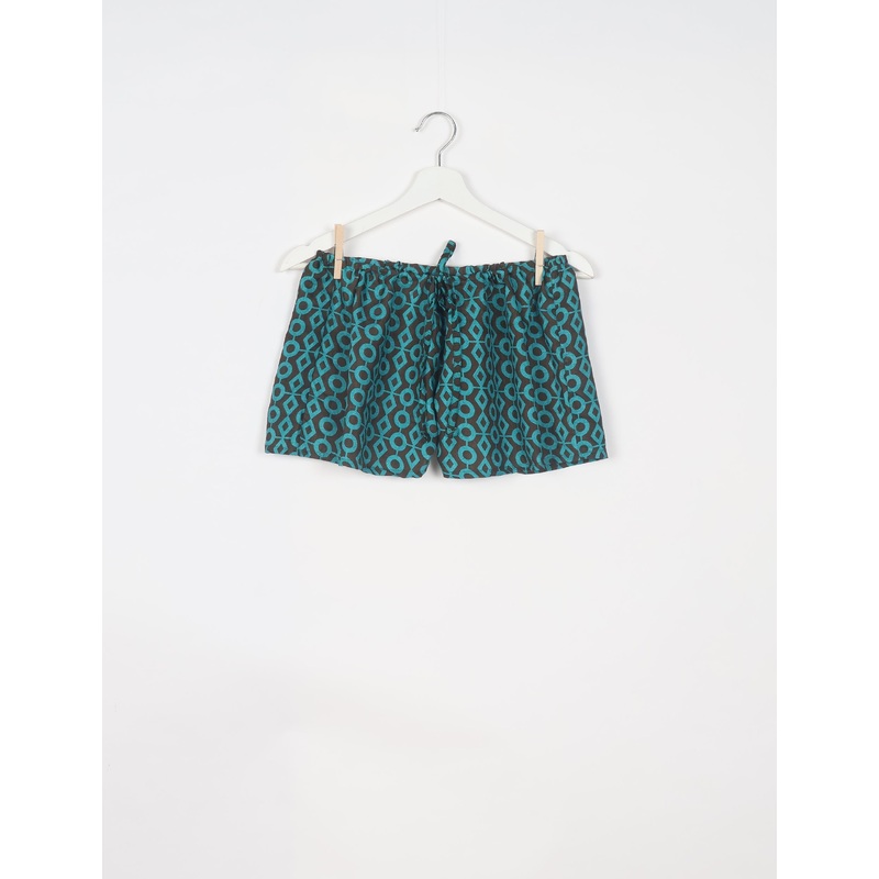 Shorts - Blue Geometric