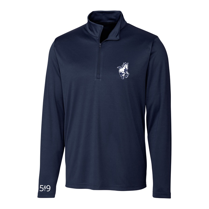 PARKSIDE EMBROIDERED ATHLETIC 1/4 ZIP (MENS)