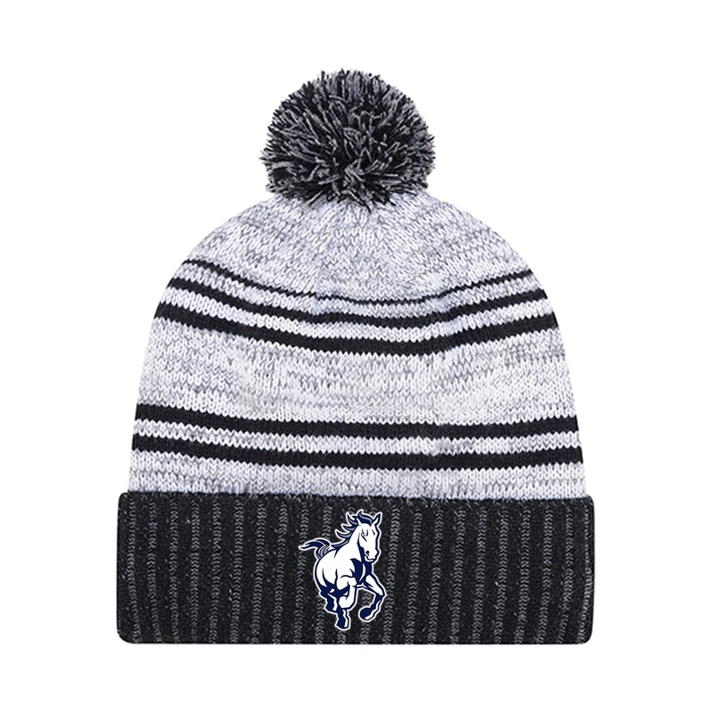 PARKSIDE EMBROIDERED POM-POM TOQUE
