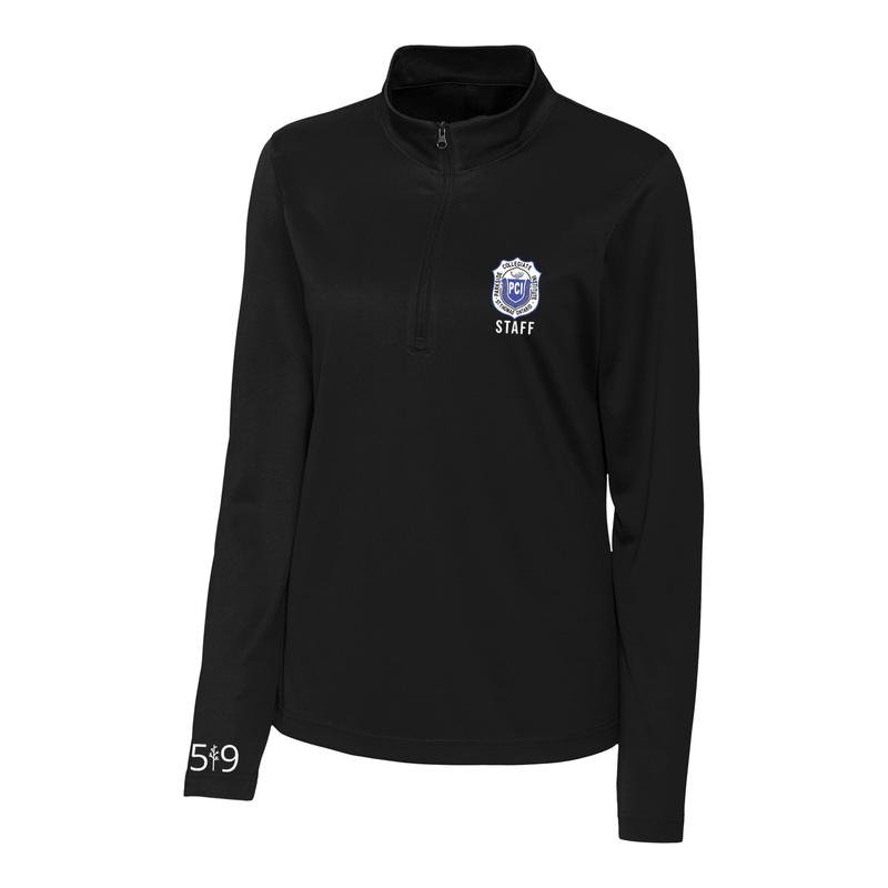 PARKSIDE STAFF CREST ATHLETIC 1/4 ZIP (WOMENS)
