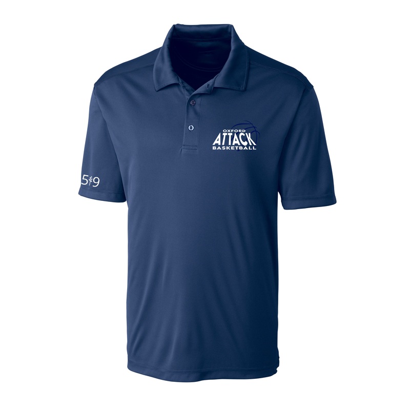 OXFORD ATTACK EMBROIDERED ATHLETIC POLO (MENS)