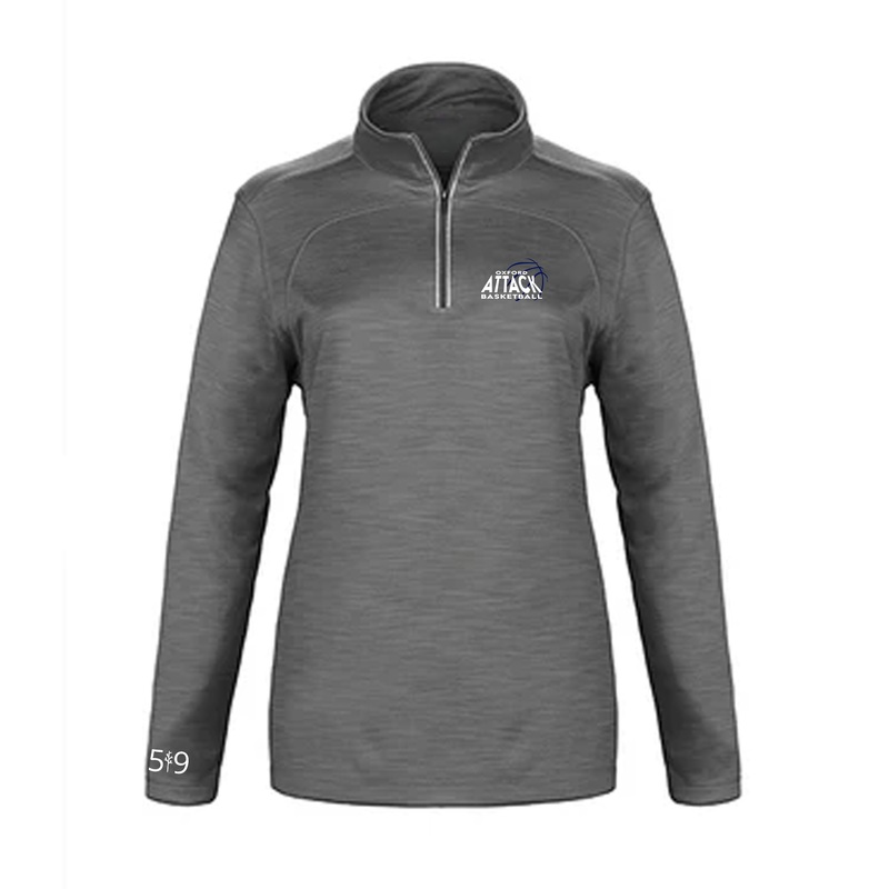 OXFORD ATTACK EMBROIDERED PREMIUM 1/4 ZIP (WOMENS)