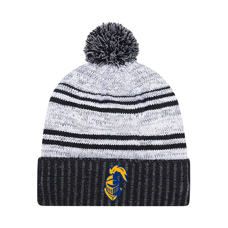 BEAL EMBROIDERED POM-POM TOQUE