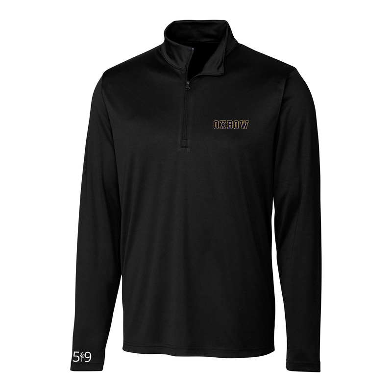 OXBOW EMBROIDERED ATHLETIC 1/4 ZIP (MENS)