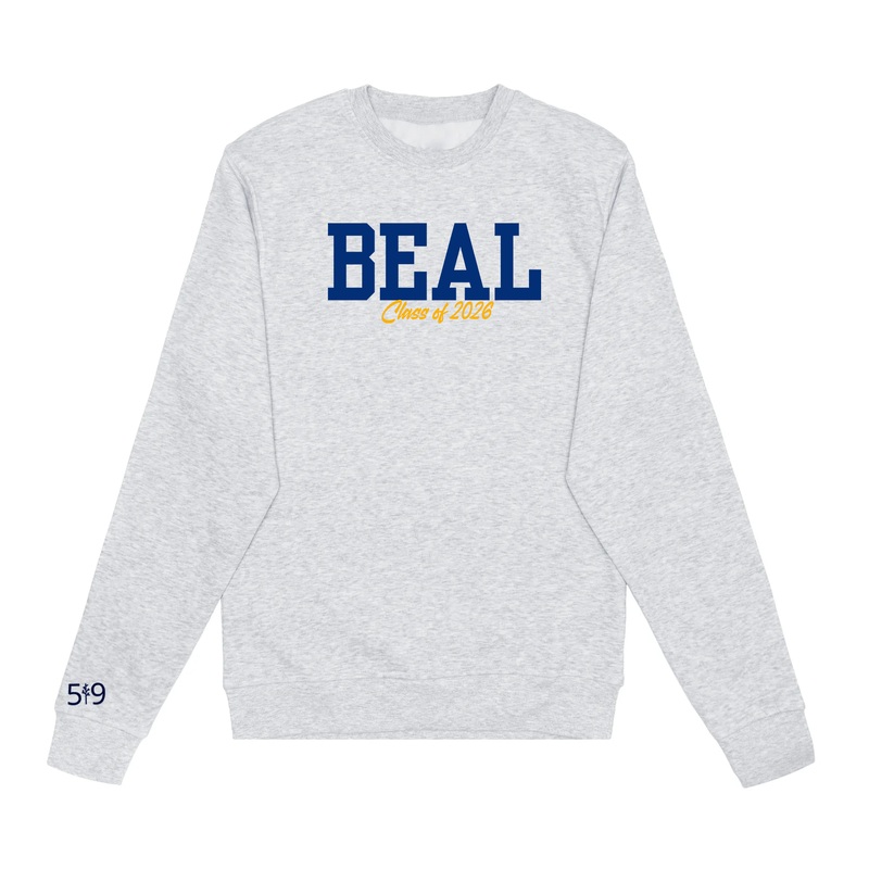 BEAL CLASS OF 2026 EMBROIDERED CREW (UNISEX)