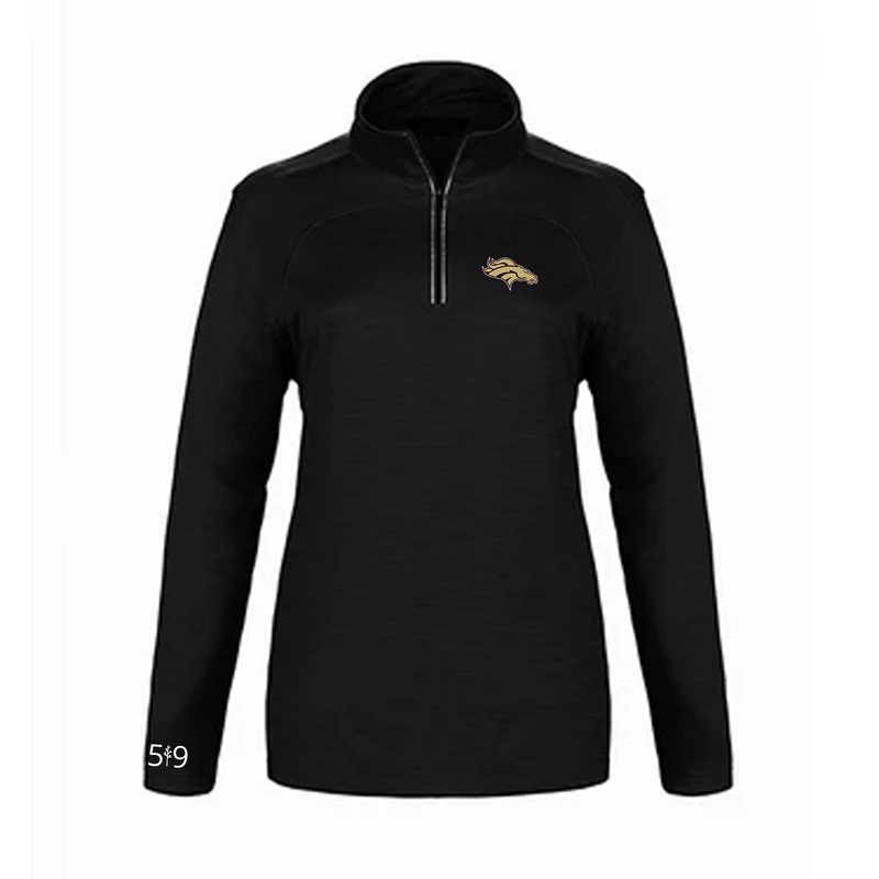 BANTING EMBROIDERED PREMIUM ATHLETIC 1/4 ZIP (WOMENS)