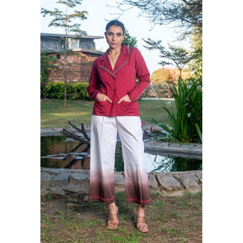 Aathiya Jacket & Pant Style Co-ord Set