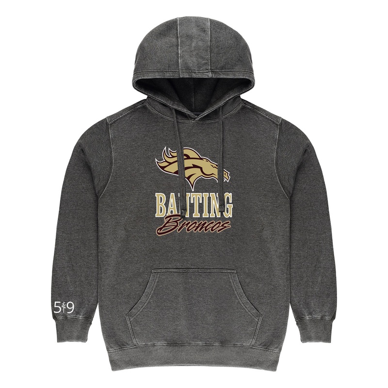 BANTING BRONCOS SIGNATURE VINTAGE HOODIE (UNISEX)