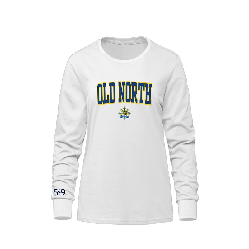 OLD NORTH VARSITY LONG SLEEVE (WOMENS)