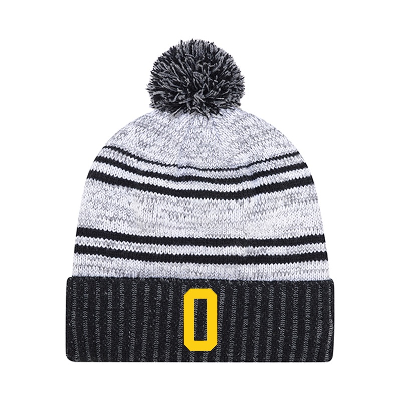 OLD NORTH EMBROIDERED POM-POM TOQUE