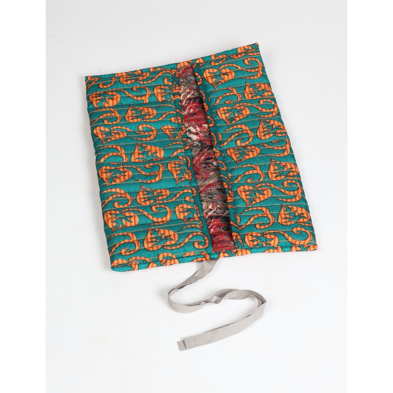 Roll-up Organiser - Green Leaves