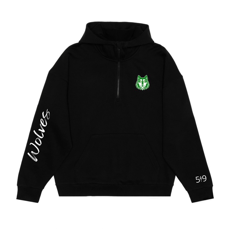 NICHOLAS WILSON SIGNATURE SLEEVE SCUBA 1/2 ZIP HOODIE (UNISEX)