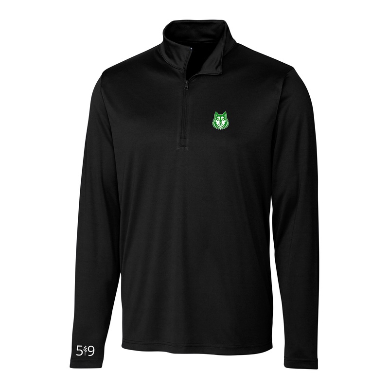 NICHOLAS WILSON EMBROIDERED ATHLETIC 1/4 ZIP (MENS)