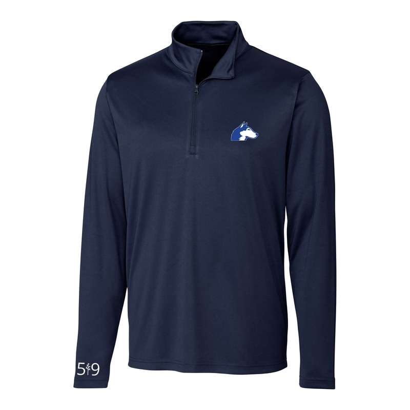 NEW SARUM EMBROIDERED ATHLETIC 1/4 ZIP (MENS)