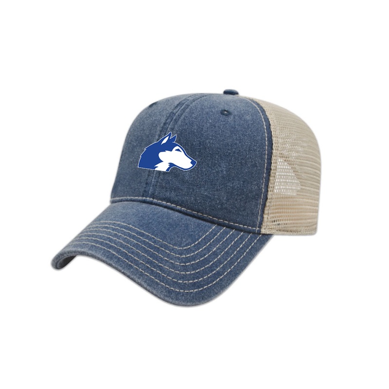 NEW SARUM EMBROIDERED VINTAGE TRUCKER CAP