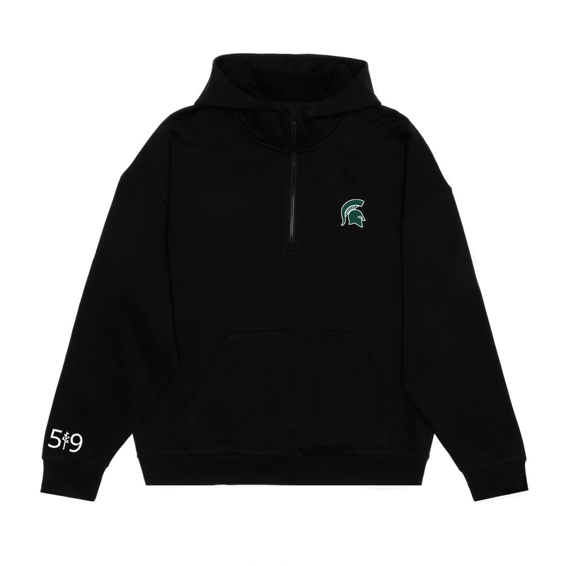 MTS EMBROIDERED SCUBA 1/2 ZIP HOODIE (UNISEX)