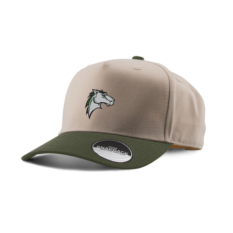 MITCHELL HEPBURN EMBROIDERED TWO-TONE PANEL CAP