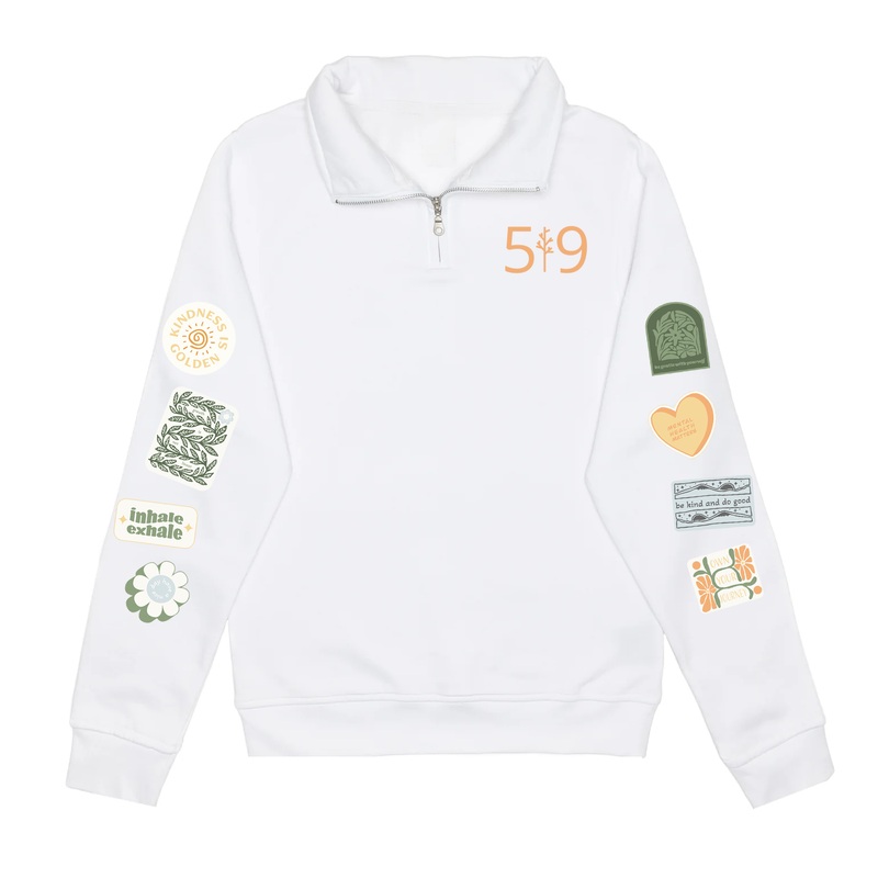 MINDFUL MOMENTS 1/4 ZIP (UNISEX)