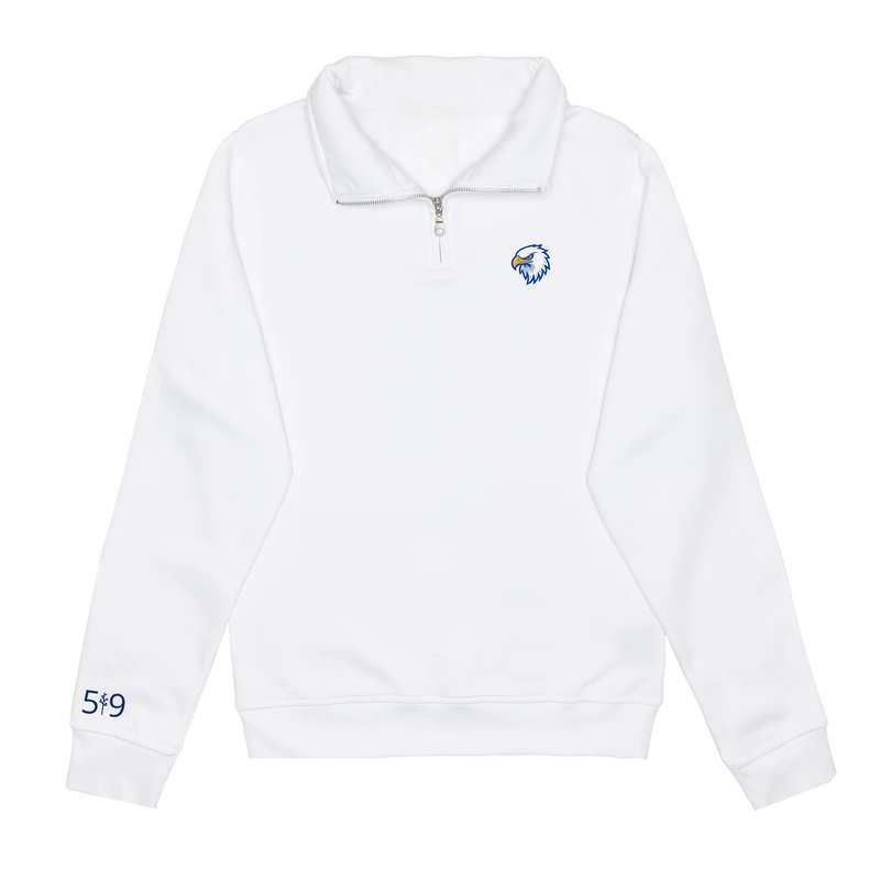 MADELINE HARDY EMBROIDERED 1/4 ZIP (UNISEX)