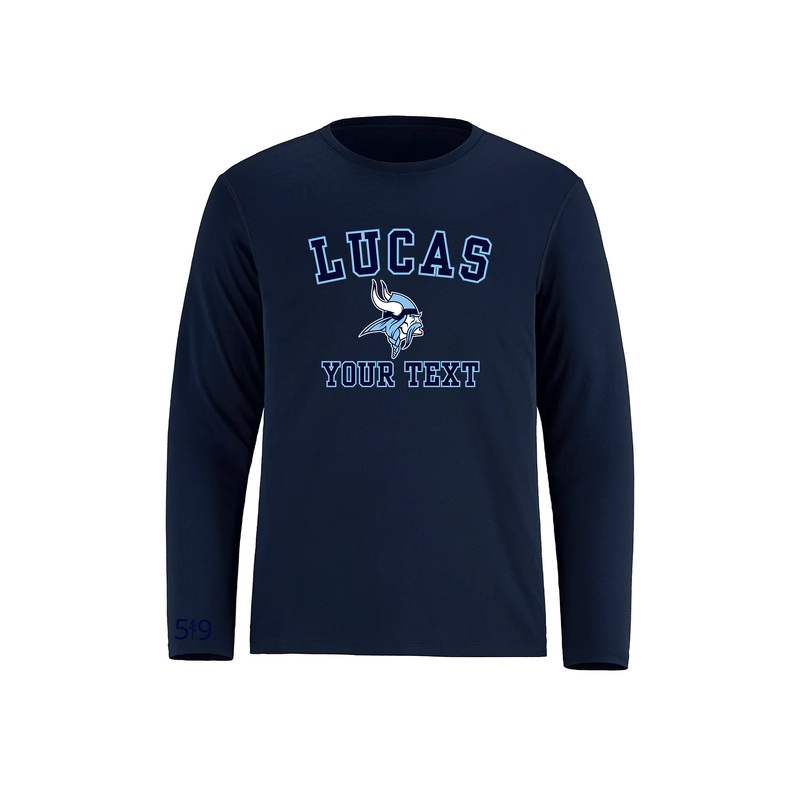 LUCAS CUSTOMIZABLE ATHLETIC LONG SLEEVE (UNISEX)