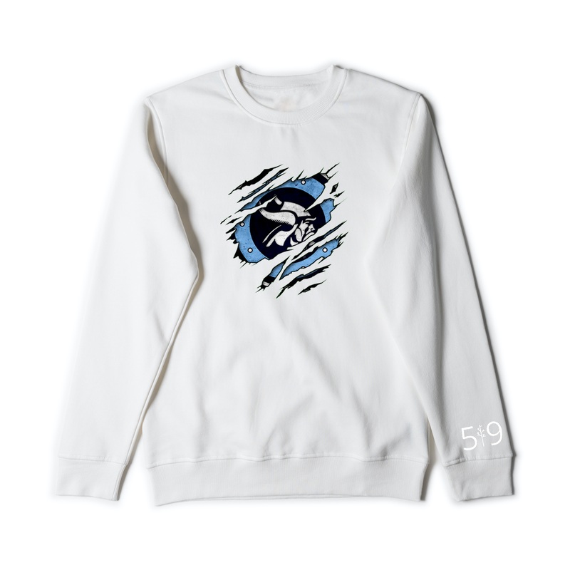 LUCAS DISTRESSED CREW (UNISEX)