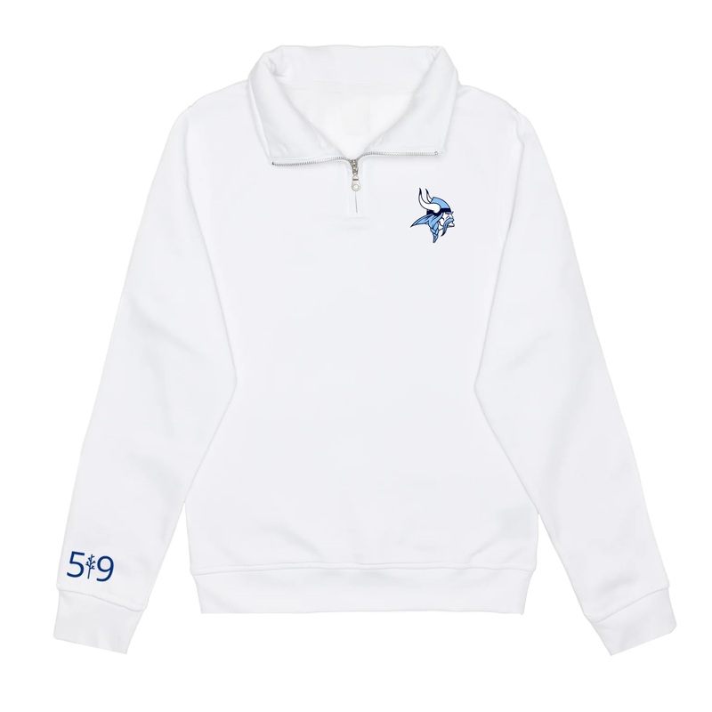 LUCAS EMBROIDERED 1/4 ZIP (UNISEX)