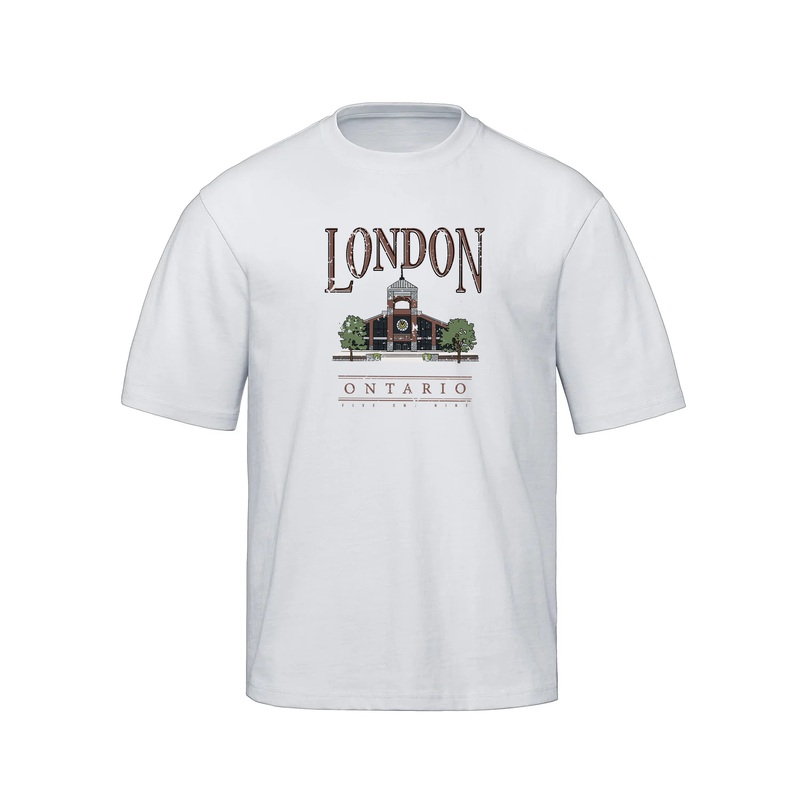 LONDON VINTAGE COVENT GARDEN OVERSIZED TEE (UNISEX)