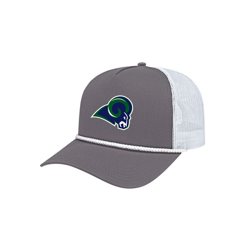 LAURIER EMBROIDERED ROPE TRUCKER CAP