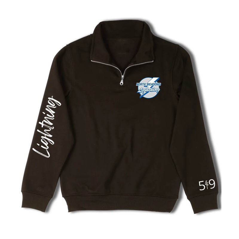 LIGHTNING SLEEVE LOGO 1/4 ZIP (YOUTH)