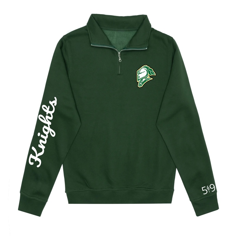 KNIGHTS SLEEVE 1/4 ZIP (UNISEX)