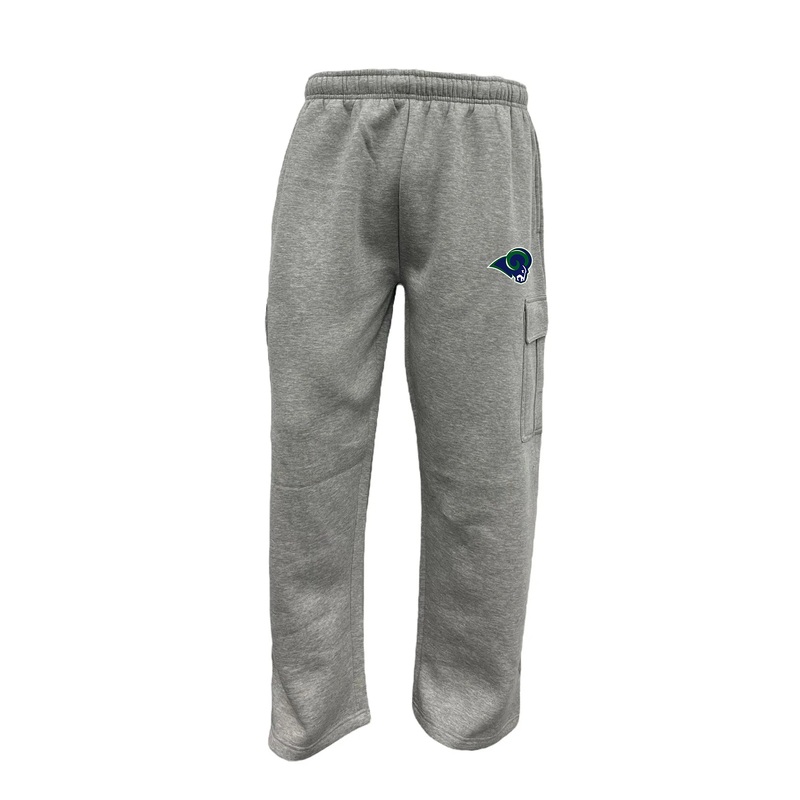 LAURIER EMBROIDERED CARGO SWEATPANTS (UNISEX)