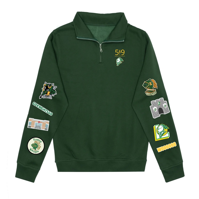 KNIGHTS LEGACY 1/4 ZIP (UNISEX)