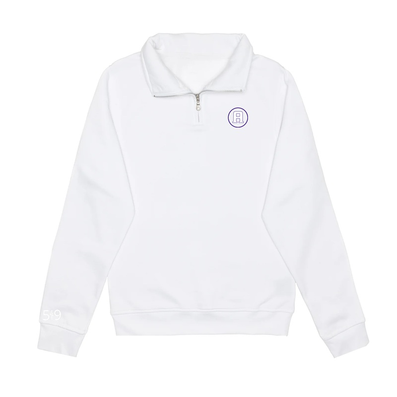 ASHLEY OAKS EMBROIDERED 1/4 ZIP (UNISEX)