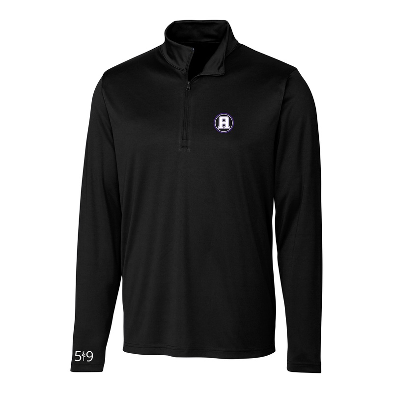 ASHLEY OAKS EMBROIDERED ATHLETIC 1/4 ZIP (MENS)