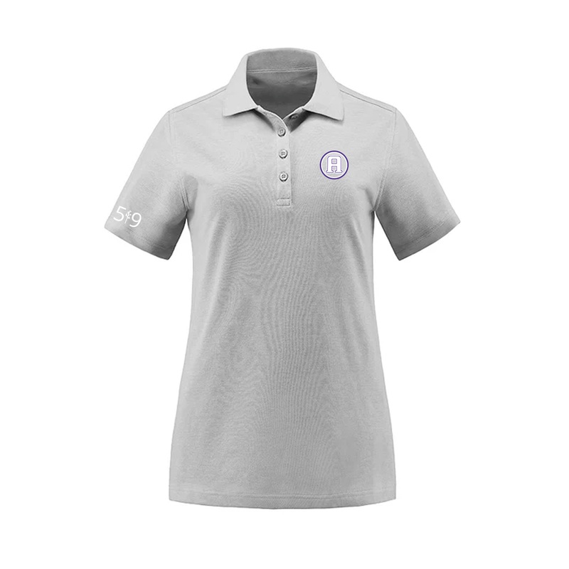 ASHLEY OAKS EMBROIDERED PIQUE POLO (WOMENS)